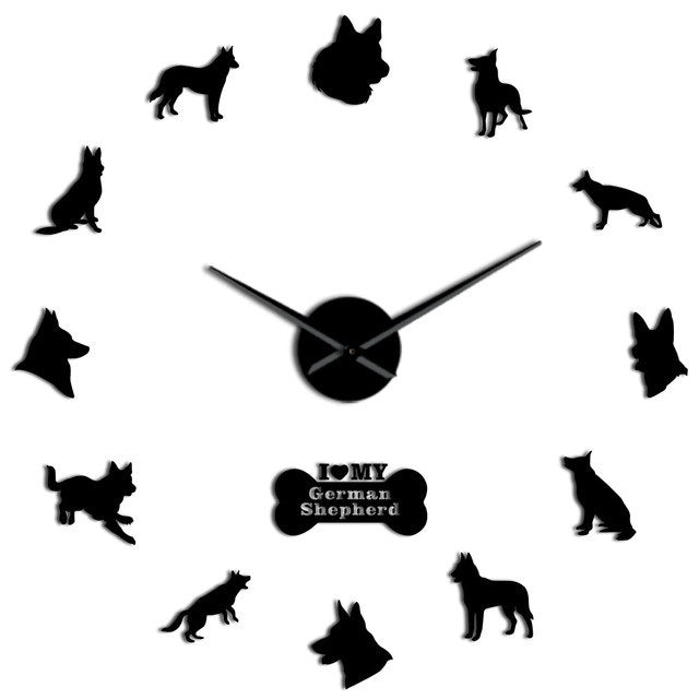 Doggies Merch® German Shepherd Wall Clock