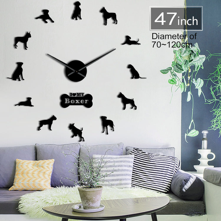 Doggies Merch® Boxer Wall Clock