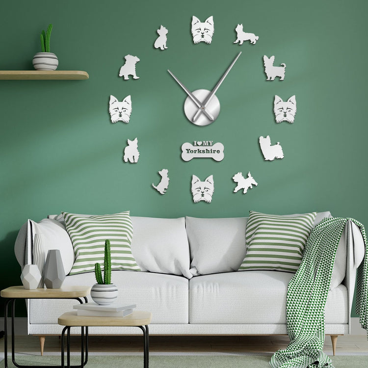 Doggies Merch® Yorkie Wall Clock